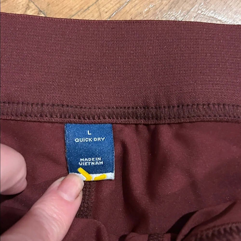 Burgundy Pleated Skirt